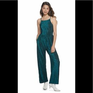 Teal Bodre jumpsuit